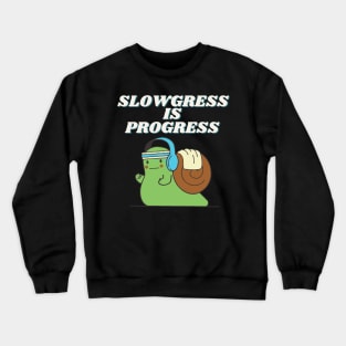 Slowgress - Gym Snail Crewneck Sweatshirt